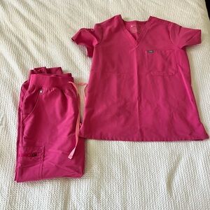 Pink Scrub Set